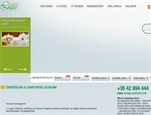 Tablet Screenshot of lugashotel.com